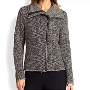 Eileen Fisher | Moon Hi Collar Wool/Alpaca Blend Jacket